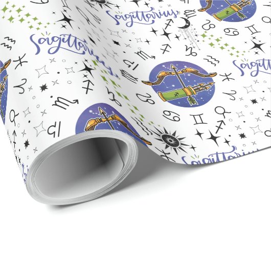 Sagittarius Wrapping Paper Cadeaupapier (Rol Hoek)