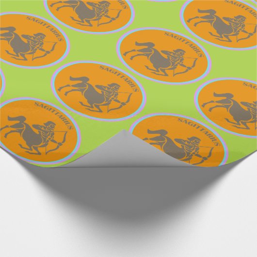 Sagittarius Wrapping Paper Cadeaupapier (Hoek)