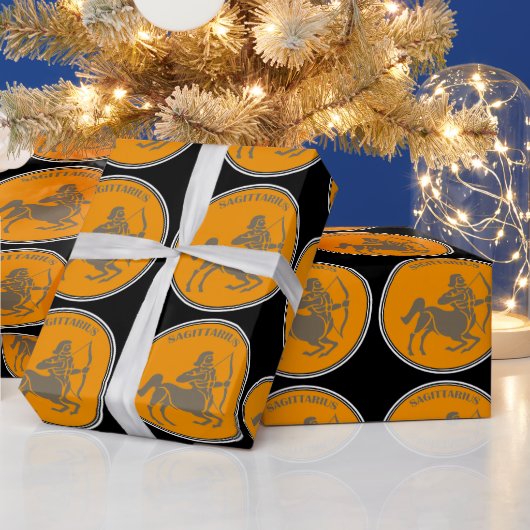 Sagittarius Wrapping Paper Cadeaupapier (Feestdagen)