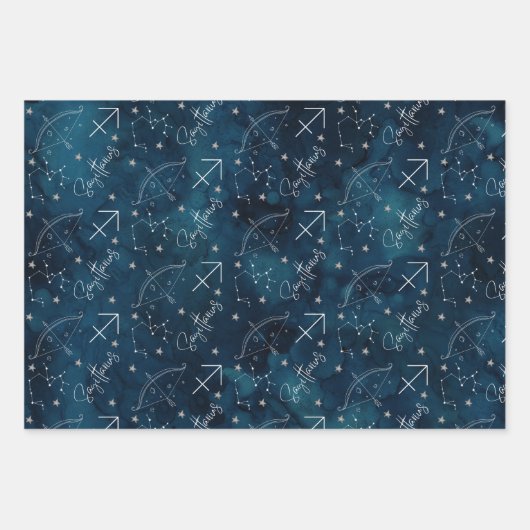 Sagittarius Wrapping Paper Sheets (Voorkant)