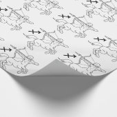 Sagittarius zodiabeticus horoscoop astrologisch te cadeaupapier (Hoek)