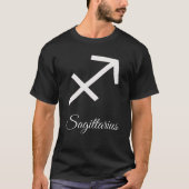 Sagittarius zodiabetische parameter astrologie t-shirt (Voorkant)