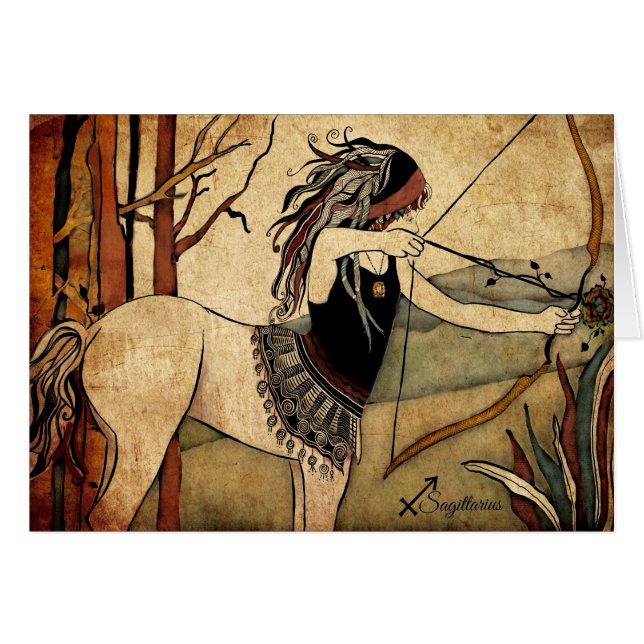 Sagittarius Zodiac (Voorkant Horizontaal)