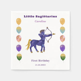Sagittarius Zodiac 1st Birthday Balloons Artistic Servet