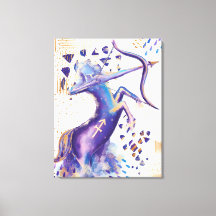 Sagittarius Zodiac Abstracte Waterverf Wall Art