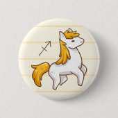 Sagittarius Zodiac Animal Button (Voorkant)