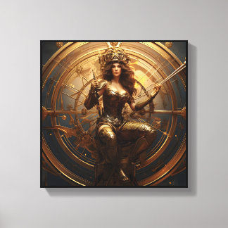 Sagittarius Zodiac Art Canvas  Afdruk