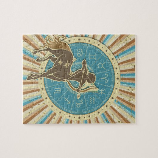 Sagittarius Zodiac Art Legpuzzel (Horizontaal)