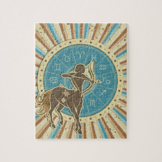 Sagittarius Zodiac Art Legpuzzel (Verticaal)