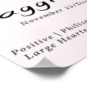 Sagittarius Zodiac Art Owner Gift | Cute Gift Poster (Hoek)