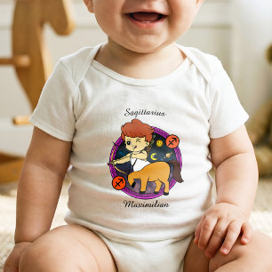 Sagittarius Zodiac Astrologie Cartoon Horoscoop Romper