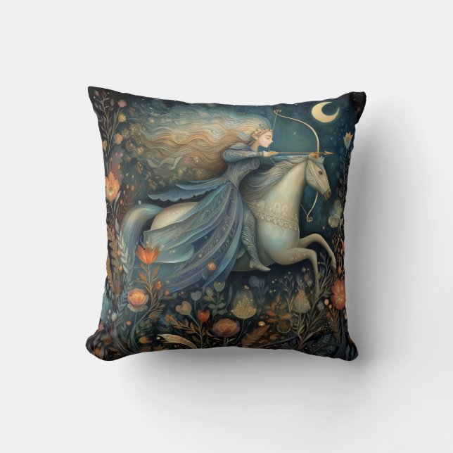 Sagittarius Zodiac Astrology Celestial Birthday Kussen (Voorkant)