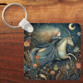 Sagittarius Zodiac Astrology Celestial Birthday Sleutelhanger (Voorkant)