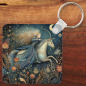 Sagittarius Zodiac Astrology Celestial Birthday Sleutelhanger (Achterkant)