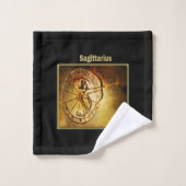 Sagittarius Zodiac Astrology design Horoscope Bad Handdoek (Wasdoekje)