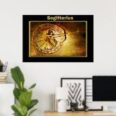 Sagittarius Zodiac Astrology design Poster (Thuiskantoor)