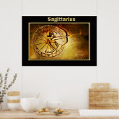 Sagittarius Zodiac Astrology design Poster (Keuken)