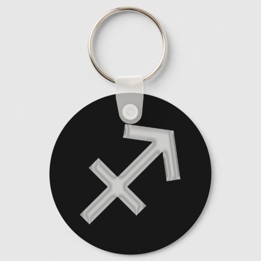 Sagittarius Zodiac Astrology Sleutelhanger (Voorkant)