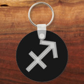 Sagittarius Zodiac Astrology Sleutelhanger (Voorkant)