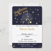 Sagittarius zodiac Baby shower Uitnodiging (Voorkant)