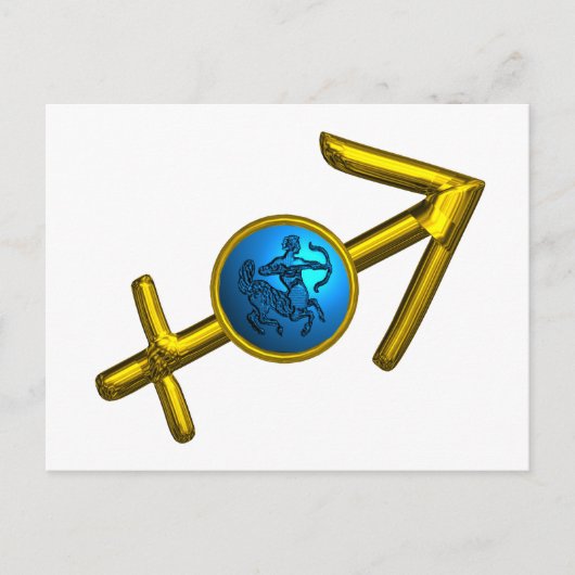 SAGITTARIUS ZODIAC BIRTHDAY Astrologie Briefkaart (Voorkant)