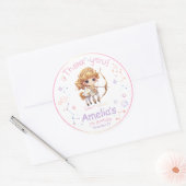 Sagittarius Zodiac Birthday Ronde Sticker (Envelop)