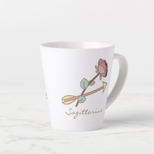 Sagittarius Zodiac Boho Coffee Mok (Rechterhoek)