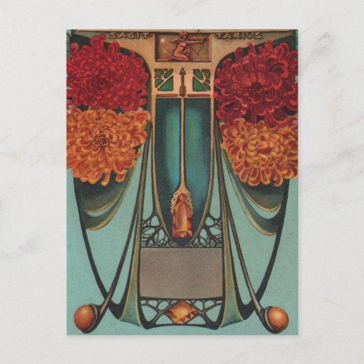 Sagittarius - Zodiac Briefkaart (Voorkant)