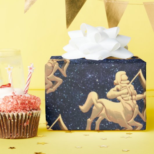 Sagittarius Zodiac Cadeaupapier (Verjaardagsfeest)