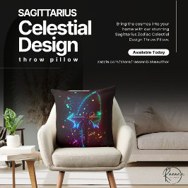 Sagittarius Zodiac Celestial Design Sierkussen