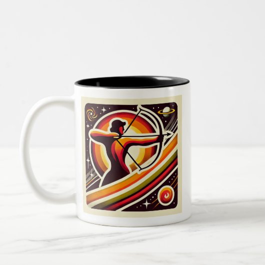Sagittarius Zodiac Coffee Mok Mannelijk Ontwerp (Links)