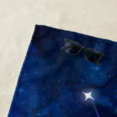 Sagittarius Zodiac Constellation Galaxy Monogram Strandlaken (In situ)