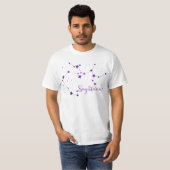 Sagittarius Zodiac Constellation T-shirt (Voorkant volledig)