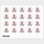 Sagittarius Zodiac Decal voor liefhebbers van astr Ronde Sticker (Vel)