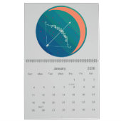 Sagittarius Zodiac December Colorful Sign Symbols Kalender (Jan 2026)