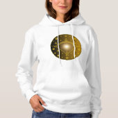 Sagittarius Zodiac Emblem Minimal Celestial Symbol Hoodie (Voorkant)