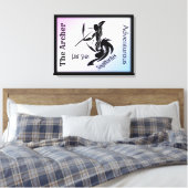 Sagittarius Zodiac Framed pasteien Hues Canvas Afdruk (Insitu (Slaapkamer))
