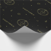 Sagittarius zodiac horoscoop sterbordgradiënt cadeaupapier (Hoek)