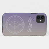 Sagittarius zodiac horoscoop sterbordgradiënt Case-Mate iPhone case (Achterkant (horizontaal))