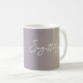 Sagittarius zodiac horoscoop sterbordgradiënt koffiemok (Voorkant rechts)