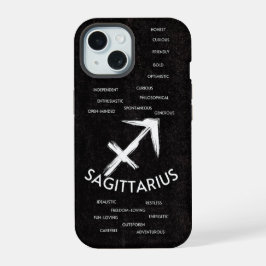 Sagittarius Zodiac Horoscoop Traits Guys iPhone 15 Case