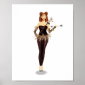 Sagittarius Zodiac Illustration – Hand Drawn Poster (Voorkant)