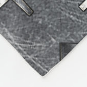 Sagittarius Zodiac in Grunge Distress Steel look Fleece Deken (Hoek)