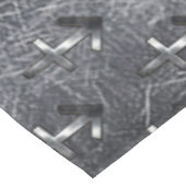 Sagittarius Zodiac in Grunge Distress Steel look Tafelkleed (Gekanteld)