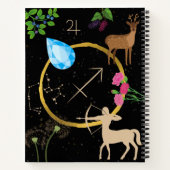 Sagittarius Zodiac Journal Notitieboek (Achterkant)