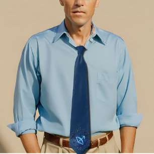 Sagittarius zodiac met sterren stropdas