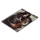 Sagittarius Zodiac Musician Saxophone Notitieboek (Linkerzijde)