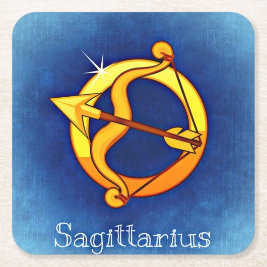 sagittarius zodiac onderzetters (Voorkant)