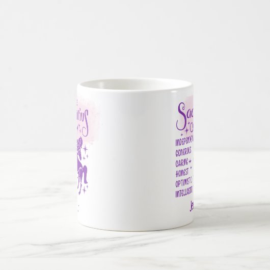 Sagittarius Zodiac Personalized Traits Horoscope Koffiemok (Center)