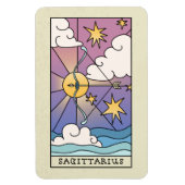 Sagittarius Zodiac Sign Abstract Art Magneet (Verticaal)